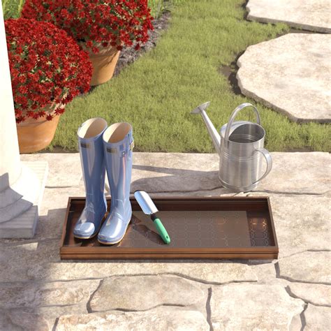 Charlton Home® Clelia Non-Slip Indoor Boot Tray & Reviews | Wayfair