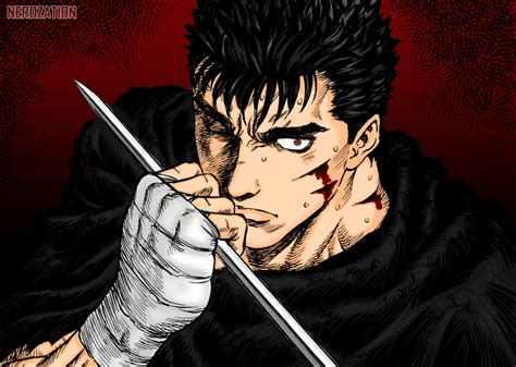 Guts - Berserk (Colored) by Nerozation on DeviantArt