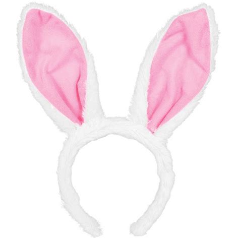 Easter Bunny Fabric Pink & White Ears | BIG W