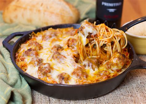 Baked Spaghetti & Meatballs Recipe