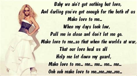 Beyonce Lyrics