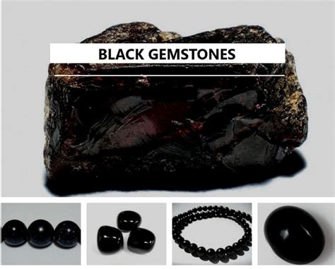 🥇Black Gemstones List crystal names - names, meaning - Jewels, stones ...