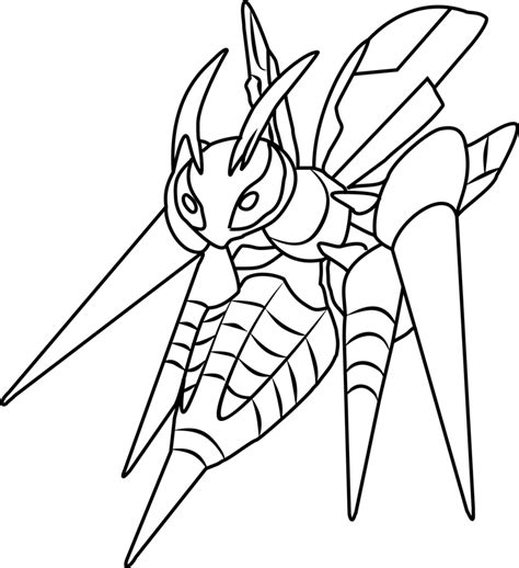 Mega Beedrill Pokemon Coloring Page - Free Printable Coloring Pages for ...