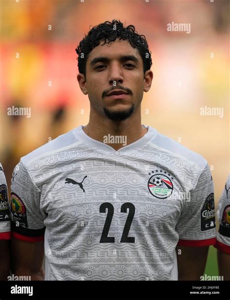 Douala, Cameroon, January, 26, 2022: Omar Marmoush of Egypt during Egypt vs Ivory Coast- Africa ...