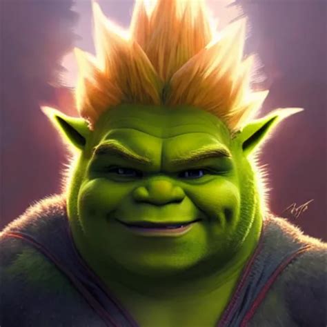 super saiyan shrek the hedgehog, highly detailed, | Stable Diffusion ...