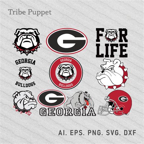 Georgia Bulldogs Logo SVG Set - MasterBundles