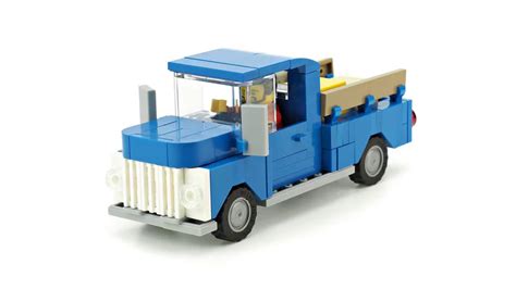 Lego Pickup Truck. MOC Building Instructions. - YouTube