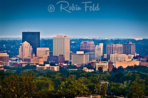 Photo of Dayton Ohio skyline, evening | ROBIN FELD PHOTO