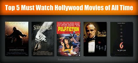 Top 5 Must Watch Hollywood Movies Of All Time - Riset