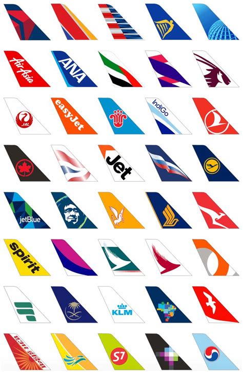 819 Airline Logos with IATA and ICAO Codes