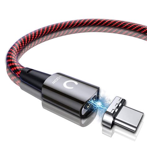 Magnetic USB C Cable 100W(20V/5A MAX),USB-C to USB-C Cable, Data Transfer USB Charger Cable ...