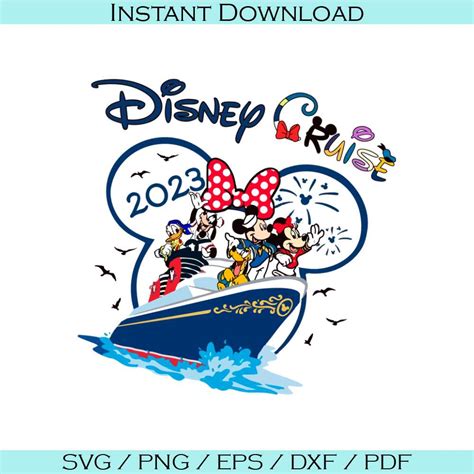 Disney Cruise Family Vacation 2023 SVG Graphic Designs Files | Inspire ...