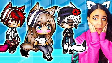 🐺 A WOLF In An All ALPHA School?! 🐺 Gacha Life Mini Movie Story Reaction - YouTube