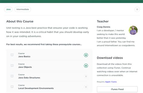 I couldn't find where the prerequisite courses are identified in this unit. (Example ...