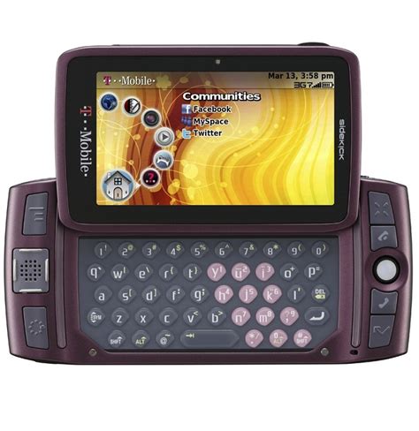 WHOLESALE CELL PHONES, WHOLESALE SMARTPHONES, BRAND NEW SIDEKICK LX 2009 PURPLE 3G GSM UNLOCKED ...