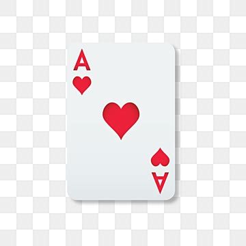 Ace Heart Vector PNG Images, Ace Of Hearts Vector, Card, Poker, Ace ...