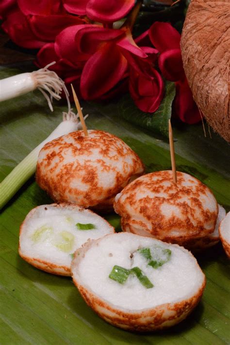 Laotian Coconut Cakes (Kanom Krok) | Recipe | Cambodian food, Laos ...