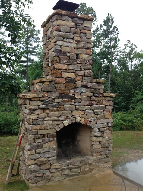 Outdoor dry-stacked Rumford Fireplace by Lord Brothers Masonry LLC ...