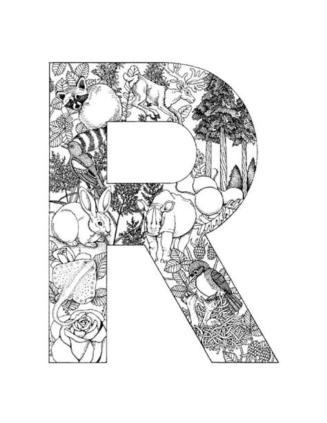 Alphabet Coloring Pages (9) - Coloringkids.org