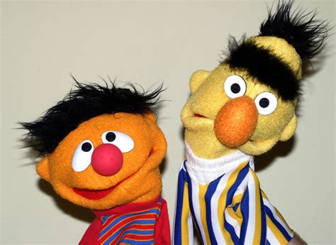 Bert and Ernie hand puppets | Hand puppets, Jim henson, Bert & ernie