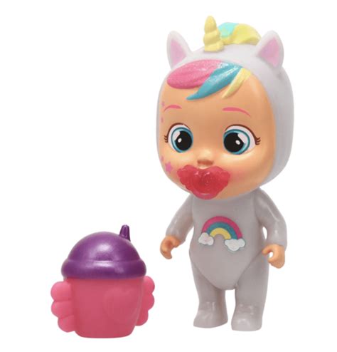 Cry Babies Magic Tears™ Unicorn Doll 6in - Light Purple - Walmart.com