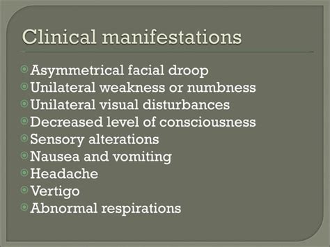 Cerebral Vascular Accident | PPT