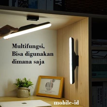 Jual [PROMO 8.8] Lampu Belajar led magnetic multifungsi lampu meja belajar lampu lemari pakaian ...