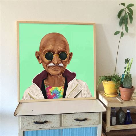 Here's Gandhi As A Hipster, And Other World Leaders Turned Too Cool ...