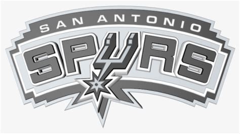 San Antonio Spurs Clipart Vector - San Antonio Spurs Logo Black And ...