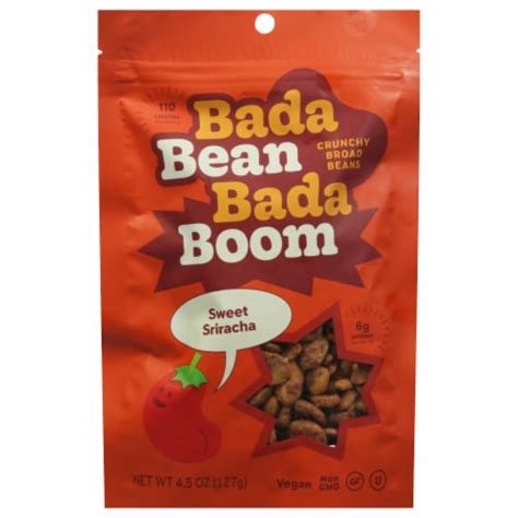 Bada Bean Bada Boom Sweet Sriracha Crunchy Broad Beans, 4.5 oz - Fry’s ...