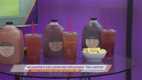 McAlister's Deli launches 'tea-cation' ahead of National Iced Tea Day ...