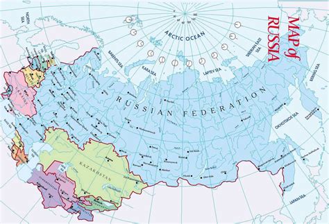 Russia Map - Russia