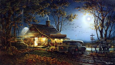 Terry Redlin Autumn Traditions Art Print 32 X 18.5 Signed and Numbered - Etsy