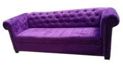 Wooden Sofa Set - Purple 5 Seater Wooden Sofa Set Manufacturer from ...