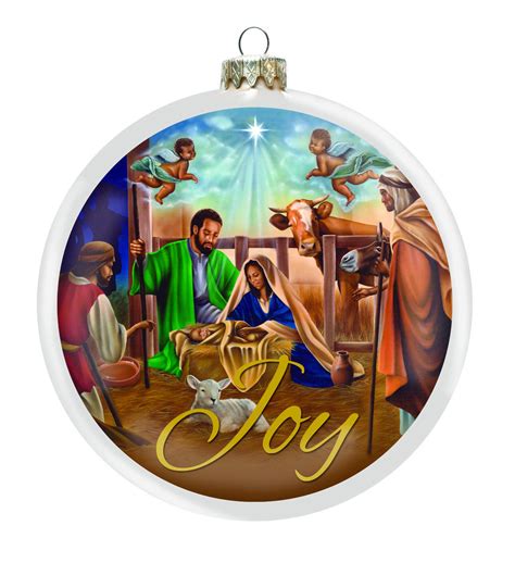 Nativity: African-American Christmas Ornament | The Black Art Depot