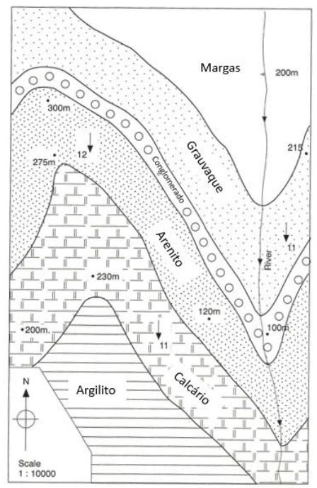 How can i draw a cross-section of a map that don't have contour lines ...