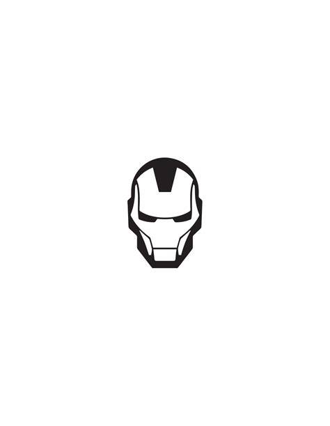 Ironman Face Logo