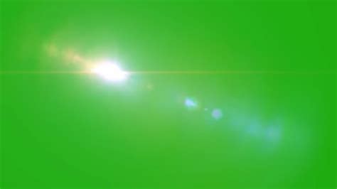 Optical Lens Flare #9 / Light From Above - Green Screen Footage Overlay ...