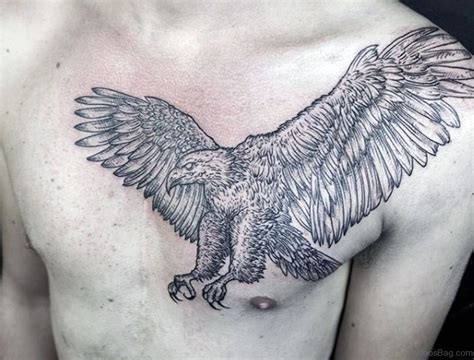 41 Realistic Eagle Tattoos On Chest
