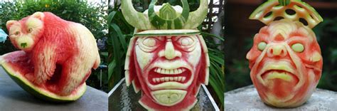 Watermelons Carved To Different Sculptures That Will Amaze You | Naldz Graphics