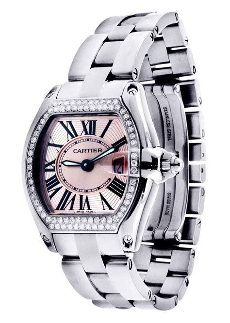 Cartier Roadster Watch For Women | Stainless Steel – FrostNYC