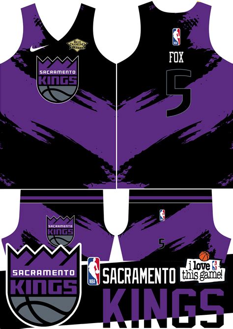 Sacramento Kings Basketball Jersey Design | Basketball jersey, Best basketball jersey design ...