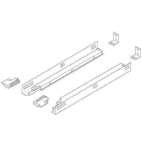 Standard Drawer Glides - Current Model | Cabinetworks Group