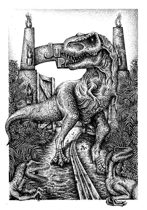 Concept Art Illustration Dinosaur Drawing Jurassic Pa - vrogue.co