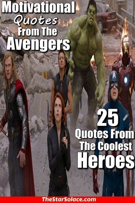 25 Motivational Quotes From The Avengers | Pinspirations - Positive Quotes for Repinning ...