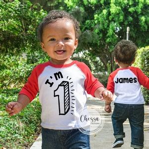 One Year Old Boy Birthday Outfit Personalized Baby Boy - Etsy