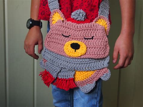 Crochet Bear Bag Pattern, Crochet Pattern Bear Bag, Crochet Pattern ...