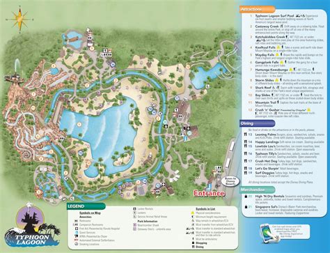 Walt Disney World Water Park Maps - KennythePirate.com