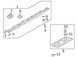 2022-2024 Hyundai Elantra N Under Cover 84217-IB000 | Checkered Flag Hyundai Parts