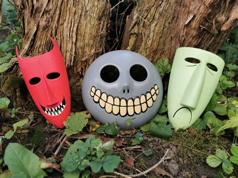 Nightmare Before Christmas Lock Shock and Barrel Mini Masks - town-green.com